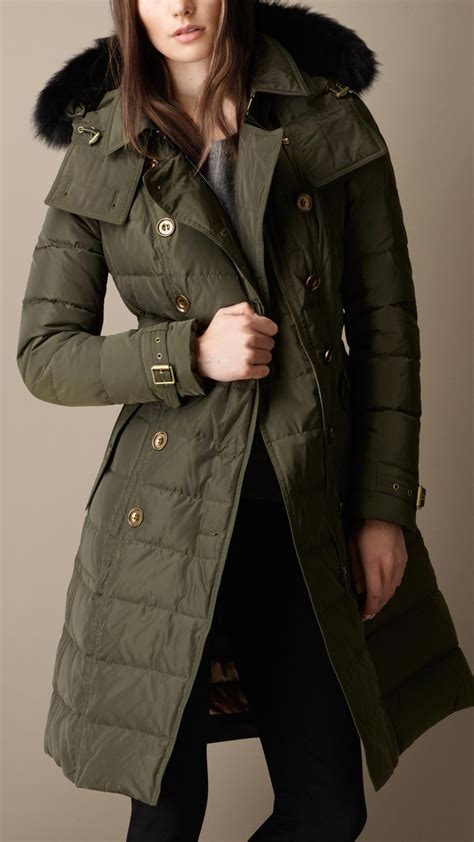 burberry down coat uk|burberry overcoat women's.